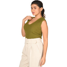 Load image into Gallery viewer, Textured Knit Sleeves Top - Olive Green - Blouse featured